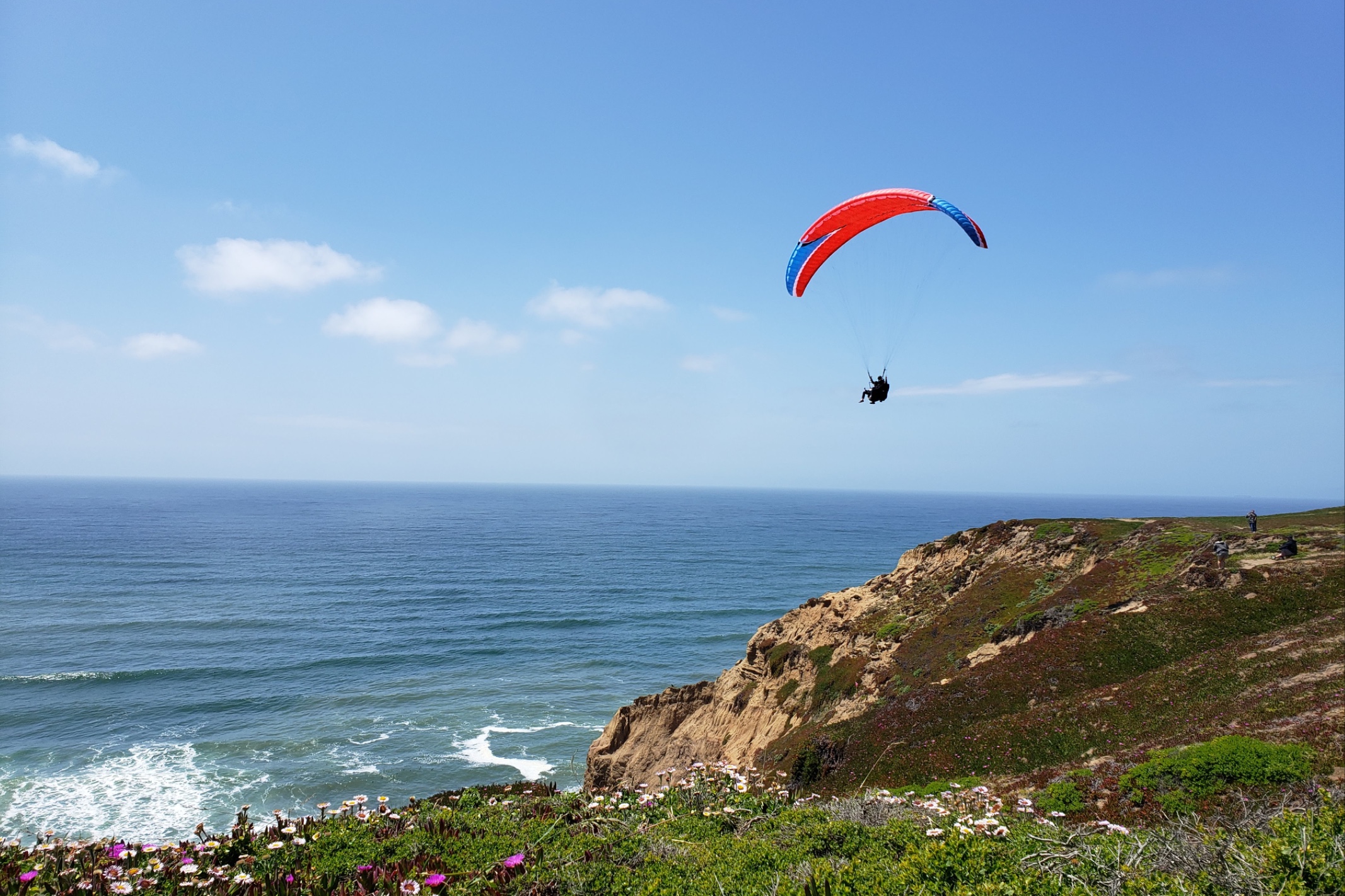 Tandem Paragliding Flight