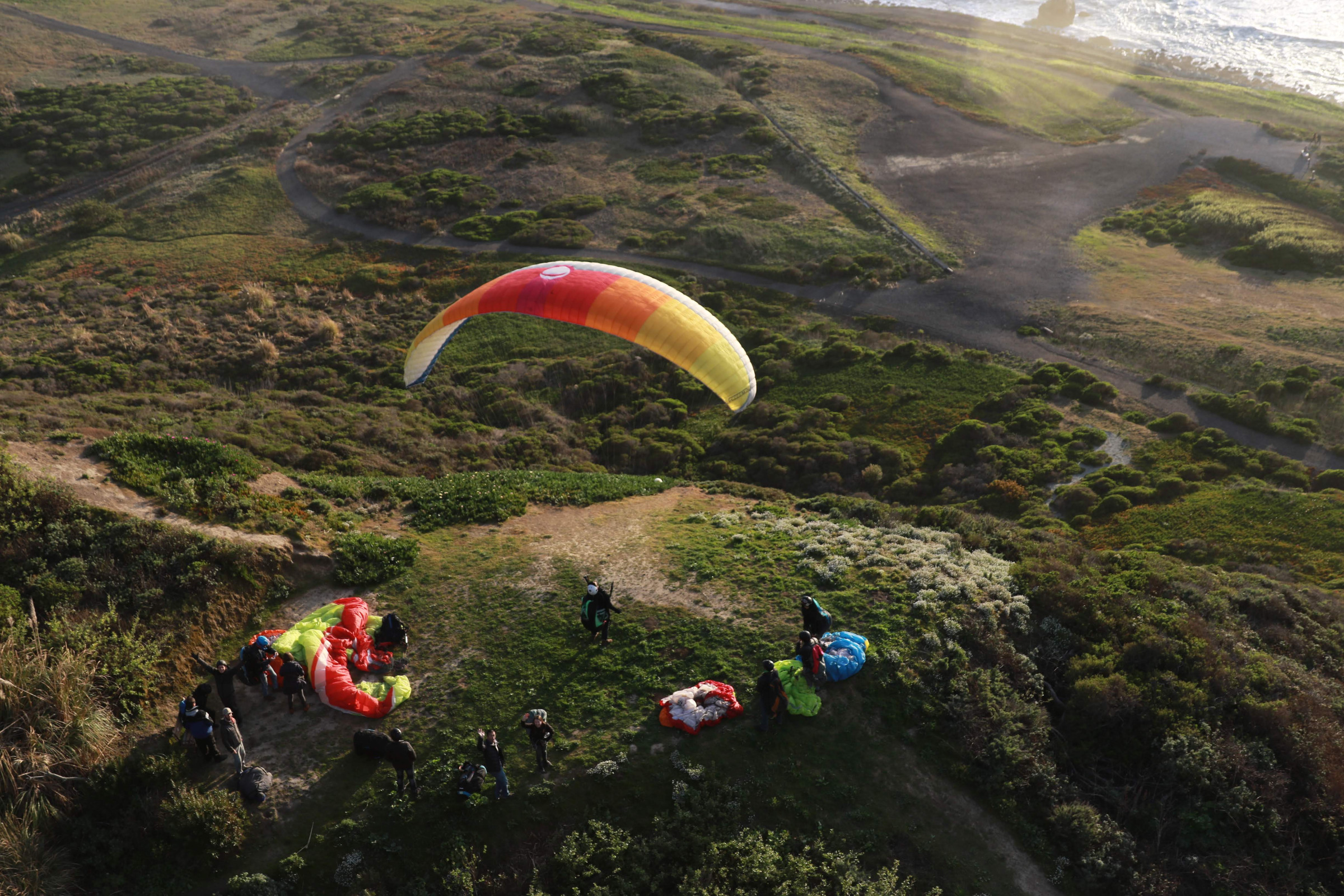 Tandem Paragliding Flight