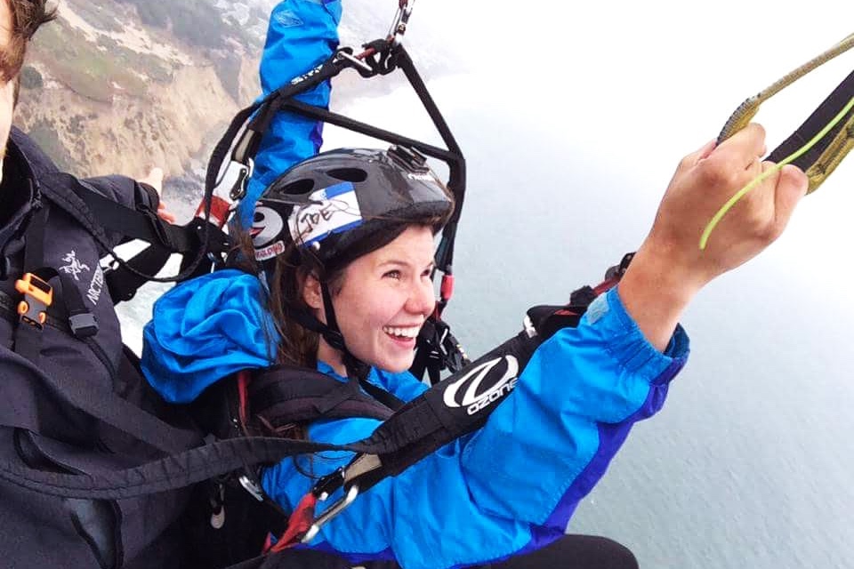 Tandem Paragliding Flight