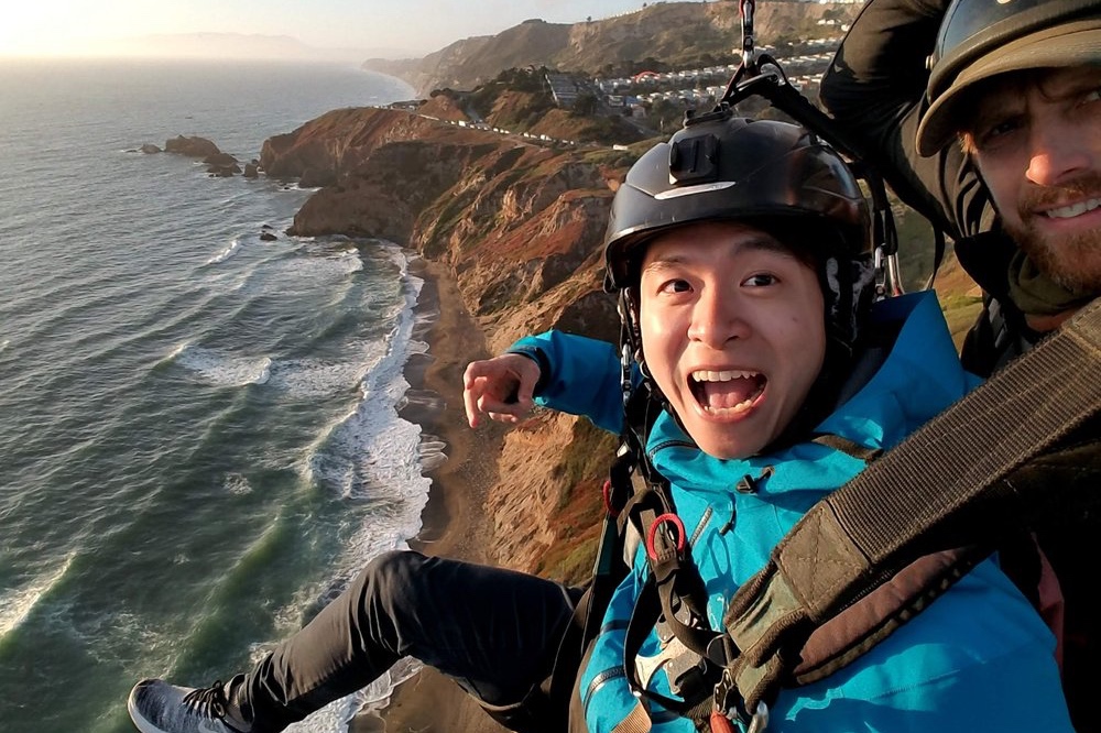 Tandem Paragliding Flight