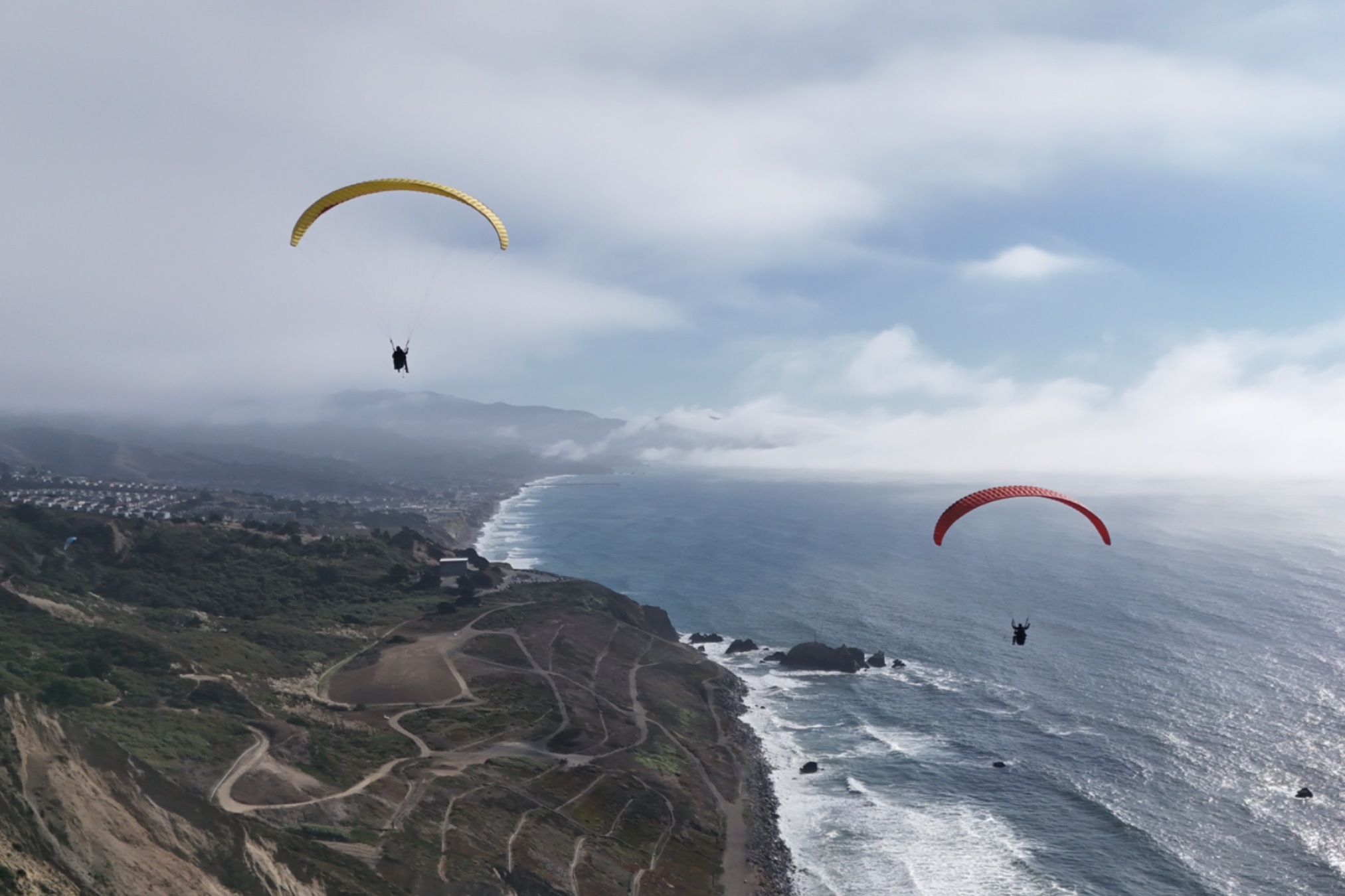 Tandem Paragliding Flight