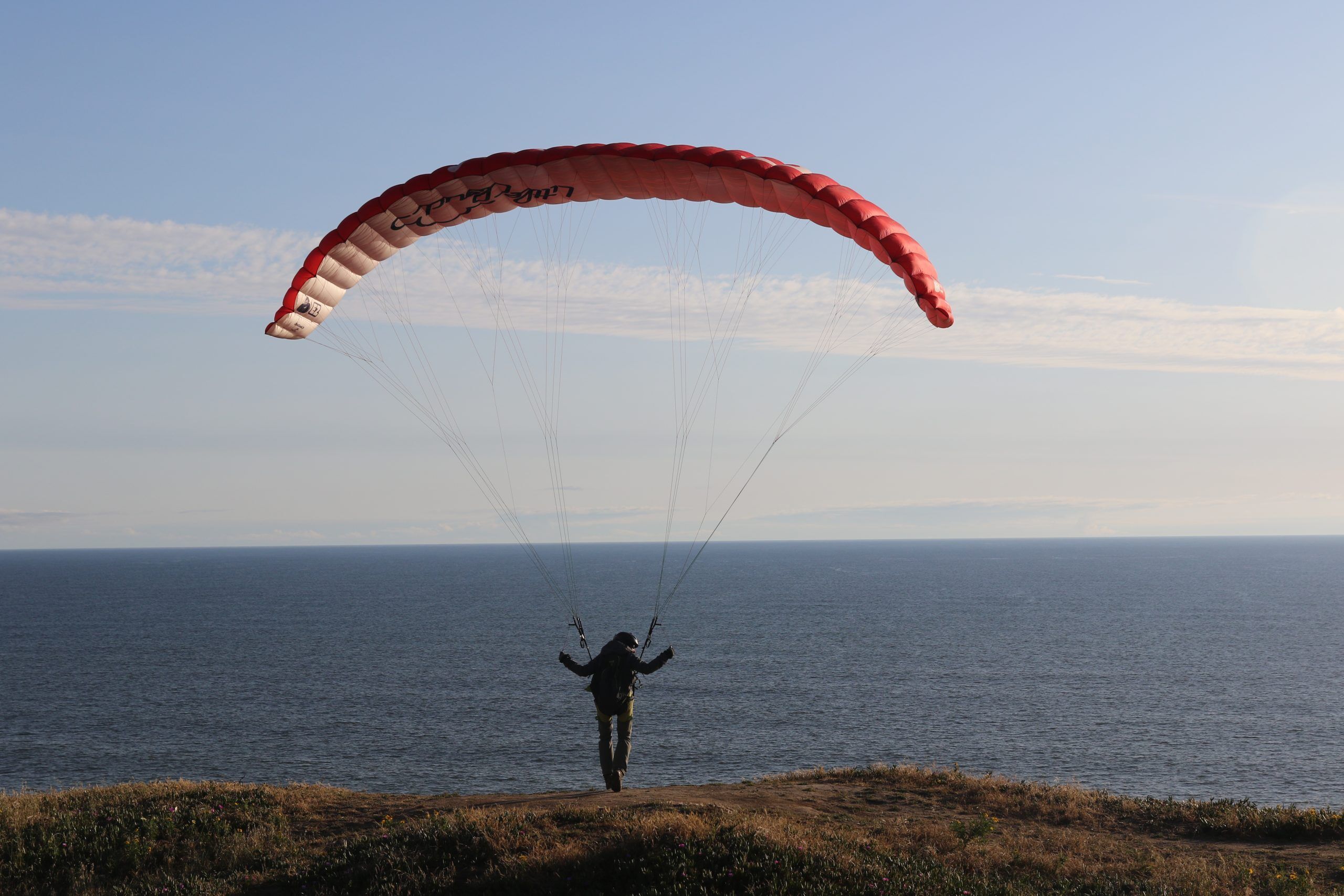 Kiting a Paraglider
