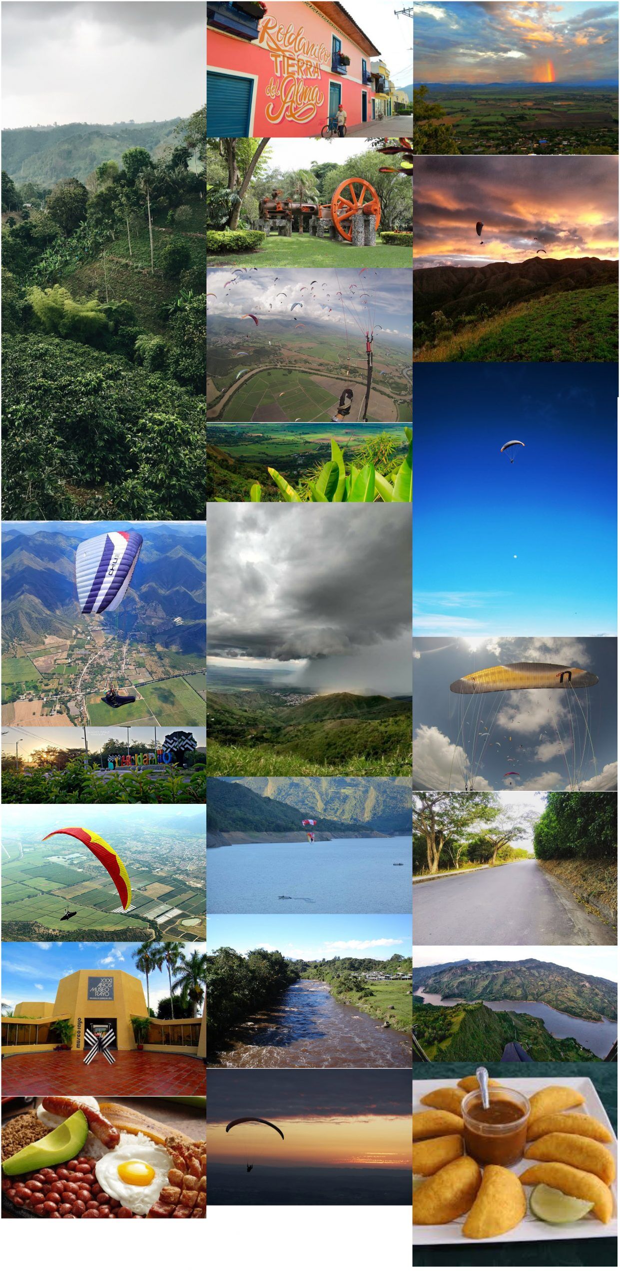 Colombia Cauca Valley paragliding