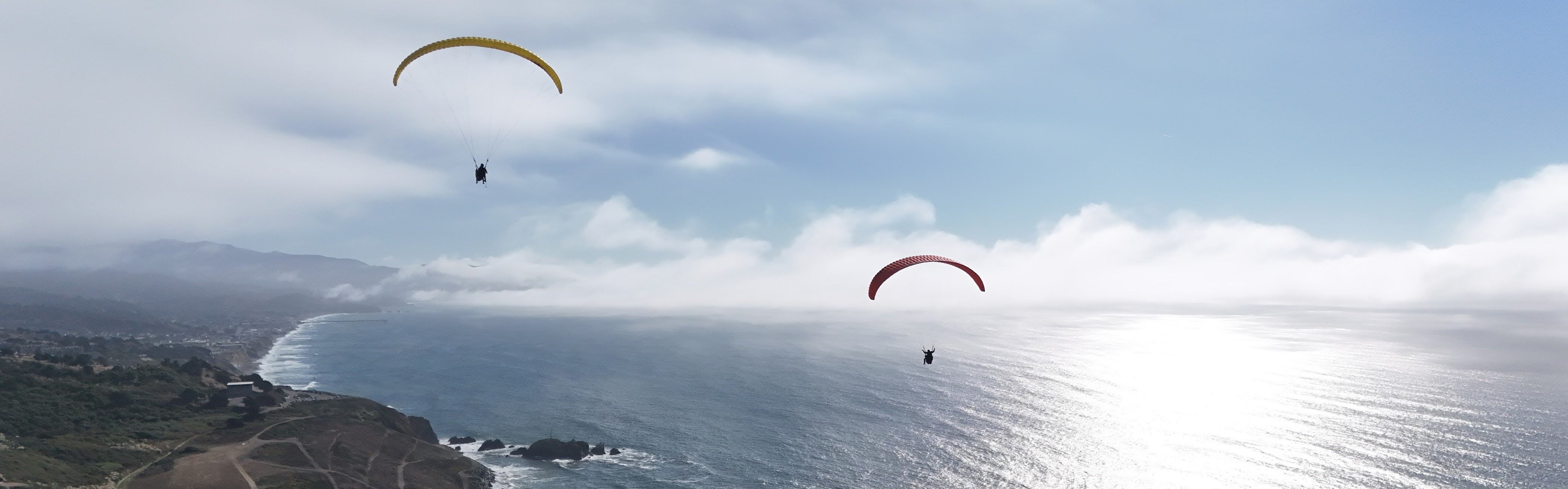 Mussel Rock Park paragliding